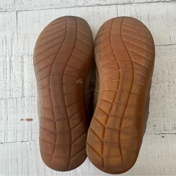 Hartjes XS Casual Shoes UK size 4‎ US size 6.5 Tan Beige Suede Side Zip Sneakers - Picture 11 of 15